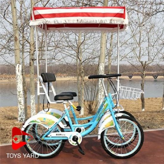 صورة دراجة هوائية عائلية 2 راكب